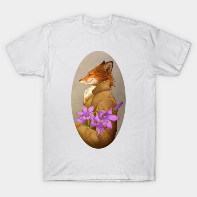 Fox Gentleman T-Shirt by Kurtssingh